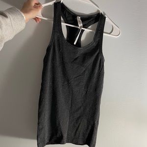 Lululemon Black sparkle swiftly tank top
